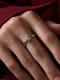 Серебряное кольцо АЛЬКОР 01-5744/000Б-00 с бриллиантом