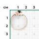 Кольцо из комбинированного золота Platina 01-5747-00-105-1111 с бриллиантом и сапфиром