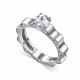 Серебряное кольцо АЛЬКОР 01-5759/00КЦ-00 с фианитом