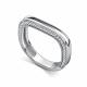 Серебряное кольцо АЛЬКОР 01-5760/00КЦ-00 с фианитом