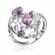 Серебряное кольцо Platina 01-5782-00-203-0200 с аметистом