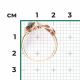 Кольцо из комбинированного золота Platina 01-5786-00-713-1111 с топазом и хромдиопсидом