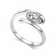 Серебряное кольцо АЛЬКОР 01-5788/00ГХ-00 с горным хрусталём