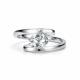 Серебряное кольцо АЛЬКОР 01-5788/00ГХ-00 с горным хрусталём