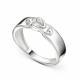 Серебряное кольцо АЛЬКОР 01-5799/000Б-00 с бриллиантом
