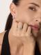 Серебряное кольцо АЛЬКОР 01-5804/000Б-00 с бриллиантом