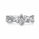 Серебряное кольцо АЛЬКОР 01-5806/000Б-00 с бриллиантом