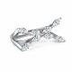 Серебряное кольцо АЛЬКОР 01-5825/00КЦ-00 с фианитом