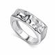 Серебряное кольцо АЛЬКОР 01-5856/000Б-00 с бриллиантом