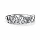 Серебряное кольцо АЛЬКОР 01-5857/000Б-00 с бриллиантом