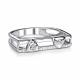 Серебряное кольцо АЛЬКОР 01-5891/000Б-00 с бриллиантом