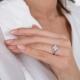 Серебряное кольцо Platina 01-5892-00-401-0200 с фианитом
