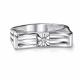 Серебряное кольцо АЛЬКОР 01-5893/000Б-00 с бриллиантом