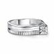 Серебряное кольцо АЛЬКОР 01-5894/000Б-00 с бриллиантом