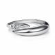 Серебряное кольцо АЛЬКОР 01-5895/000Б-00 с бриллиантом