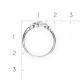 Серебряное кольцо Platina 01-5898-00-401-0200 с фианитом