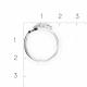 Серебряное кольцо Platina 01-5899-00-401-0200 с фианитом