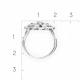 Серебряное кольцо Platina 01-5901-00-401-0200 с фианитом