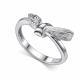 Серебряное кольцо АЛЬКОР 01-5908/000Б-00 с бриллиантом
