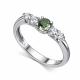 Серебряное кольцо АЛЬКОР 01-5911/004М-00 с фианитом и муассанитом