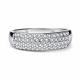 Серебряное кольцо АЛЬКОР 01-5916/00КЦ-00 с фианитом