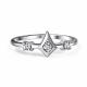 Серебряное кольцо АЛЬКОР 01-5925/000Б-00 с бриллиантом