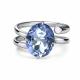 Серебряное кольцо АЛЬКОР 01-5995/0СГХ-00 с горным хрусталём