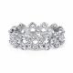 Серебряное кольцо АЛЬКОР 01-6118/00КЦ-00 с фианитом