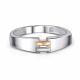 Серебряное кольцо АЛЬКОР 01-6159/000Б-00 с бриллиантом