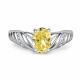 Серебряное кольцо АЛЬКОР 01-6177/0БТ6-00 с фианитом