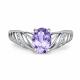Серебряное кольцо АЛЬКОР 01-6177/БТ30-00 с фианитом