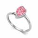 Серебряное кольцо АЛЬКОР с бриллианитом 01-6178/0БТ5-00
