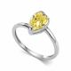 Серебряное кольцо АЛЬКОР с бриллианитом 01-6178/0БТ6-00