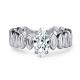 Серебряное кольцо АЛЬКОР 01-6181/00БТ-00