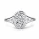 Серебряное кольцо АЛЬКОР 01-6183/000Б-00 с бриллиантом