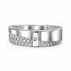 Серебряное кольцо АЛЬКОР 01-6188/000Б-00 с бриллиантом