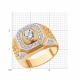 Золотое кольцо SOKOLOV 016133 с фианитом