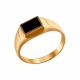 Золотое кольцо SOKOLOV 016156 с ониксом