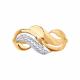 Золотое кольцо SOKOLOV 018060 с фианитом