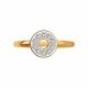 Золотое кольцо SOKOLOV 018779 с фианитом