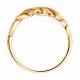 Золотое кольцо SOKOLOV 019804 с фианитом