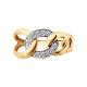Золотое кольцо SOKOLOV 019837 с фианитом
