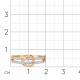 Золотое кольцо Мастер Бриллиант 01M001-0996-0001-011 с фианитом