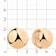 Золотые серьги Мастер Бриллиант 01M002-0871-0000-010