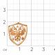 Золотая брошь Мастер Бриллиант 01M007-0055-0000-010