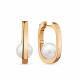 Золотые серьги Мастер Бриллиант 01M02-3-488-0500-110 с жемчугом