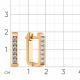 Золотые серьги Мастер Бриллиант 01M2-109176-00-00 с бриллиантом