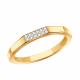 Золотое кольцо ТД Эстет 01К1115224 с фианитом