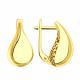 Серьги из лимонного золота ТД Эстет 01С0315399