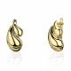 Серьги из лимонного золота ТД Эстет 01С0315642